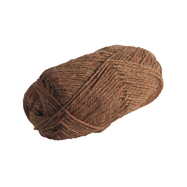 Knit Picks Wool of The Andes Worsted Weight 100% Wool Yarn Brown (1 Ball -  Amber Heather)