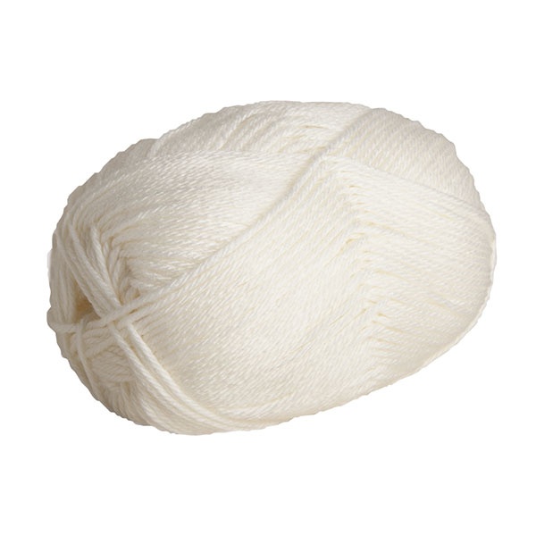 Premium Mighty stitch White Yarn for Knitting & Crochet - KnitPicks