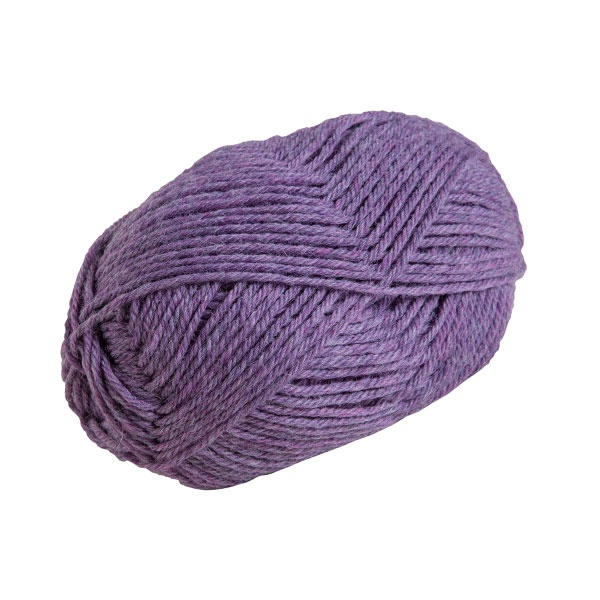 Knit Picks Wool of The Andes Worsted Weight 100% Wool Yarn Purple (1 Ball -  Starling Heather)