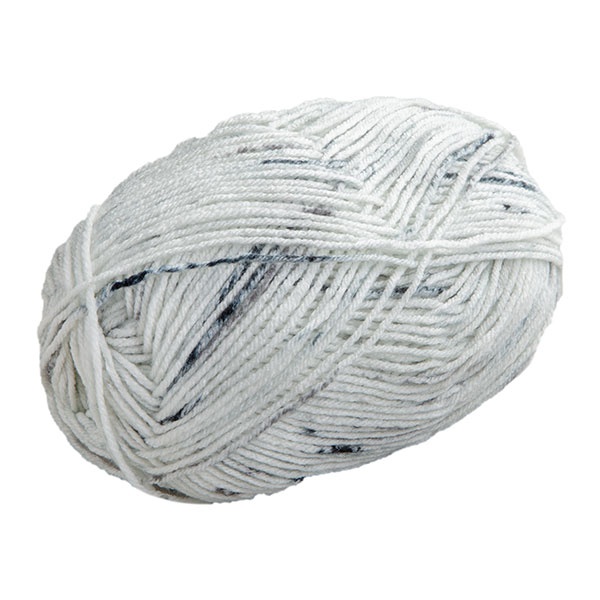Salt & Pepper - Hand dyed yarn -Merino Fingering black white