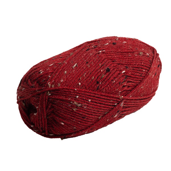 Brava Tweed Poinsettia Yarn - Festive Colors for Your Knitting