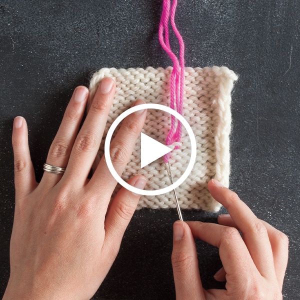How to Weave in Ends
