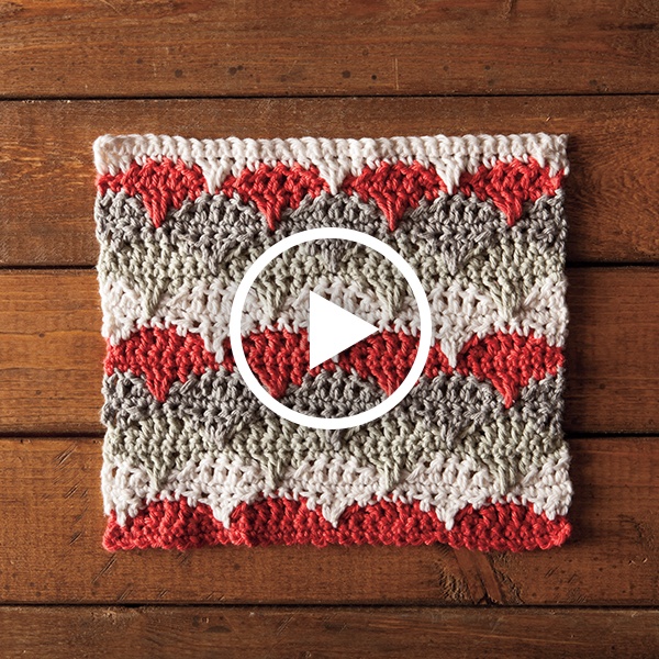 Crochet the Marguerite Dishcloth