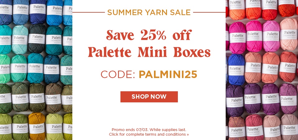 25% Off Palette Mini Boxes