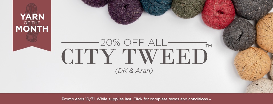 City Tweed Monthly Yarn Sale