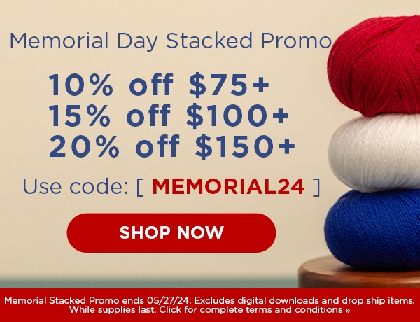 Memorial Day Stacked Promo