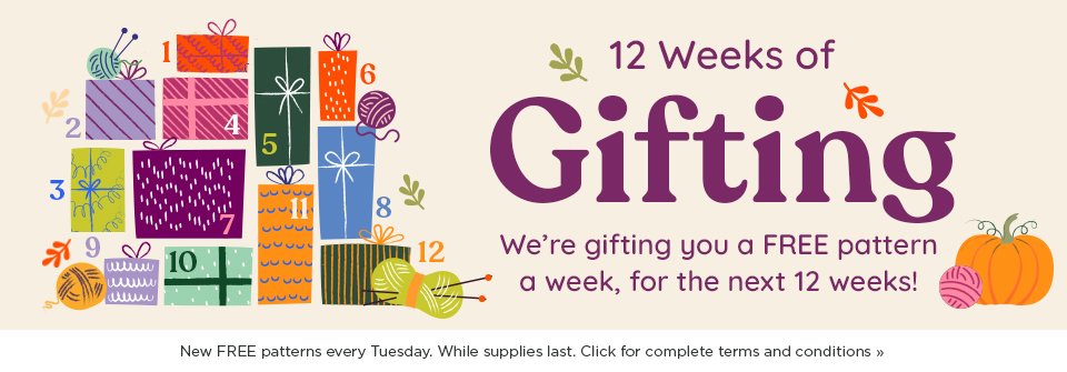 12 Weeks of Gifting 2024 | KnitPicks.com