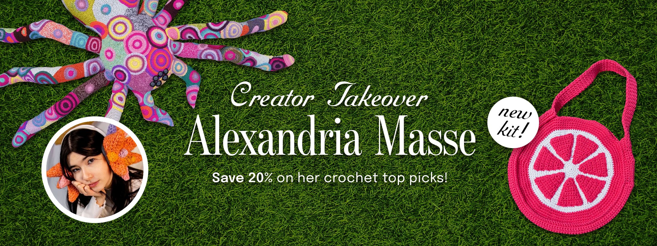 20% Off Alexandria Masse's Top Crochet Picks | Creator Takeover at