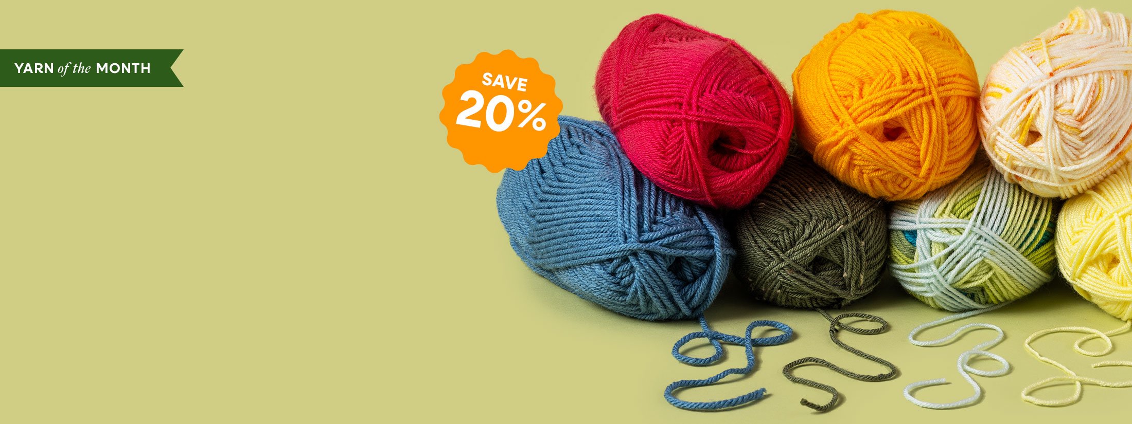 20% Off Brava Yarn of the Month