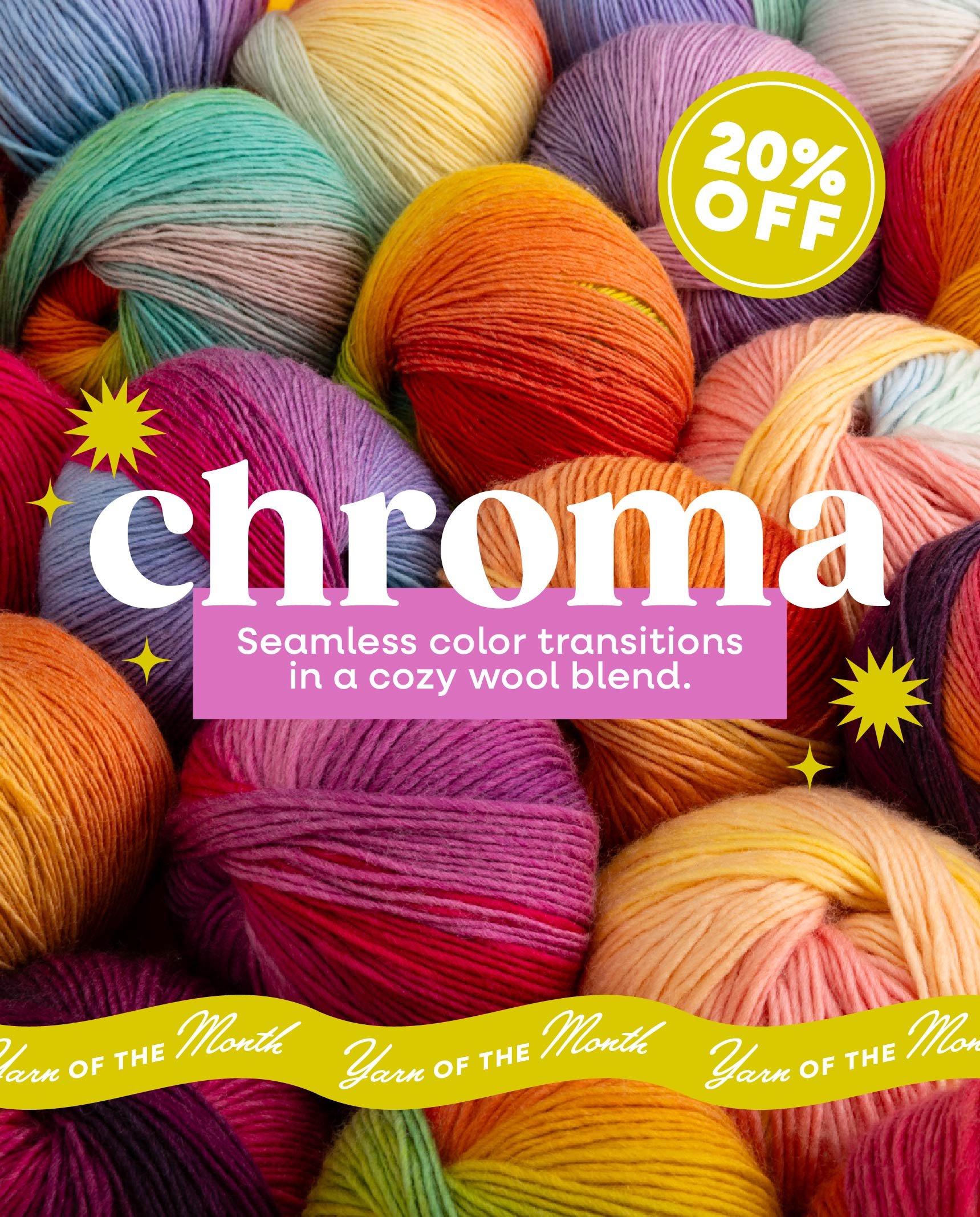 Chroma Yarn of the Month March