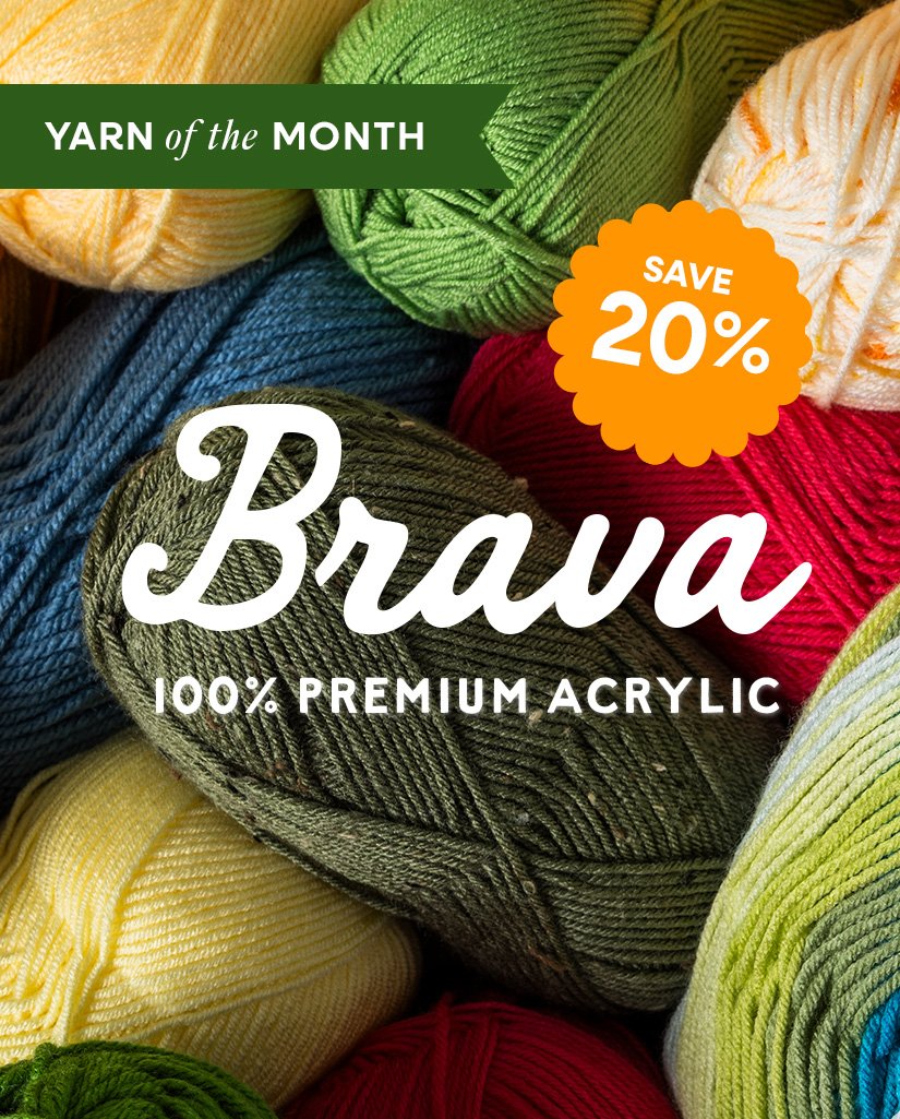 20% Off Brava Yarn of the Month