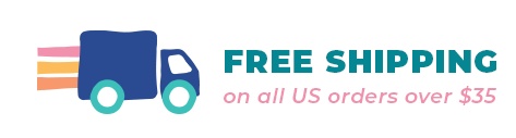 Free Shipping on all US orders over $35+