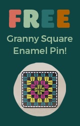 Granny Square Pin