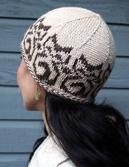 Temple Cats Hat - knitting pattern