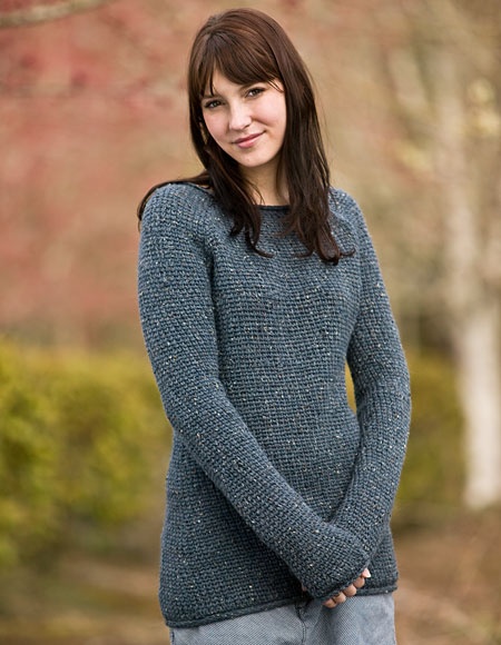 Crochet Pullover Patterns - Comfortable in Gray Crochet Pattern