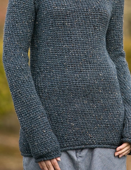 Crochet Pullover Patterns - Comfortable in Gray Crochet Pattern