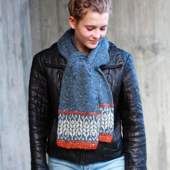 Wheatsheaf Scarf - knitting pattern