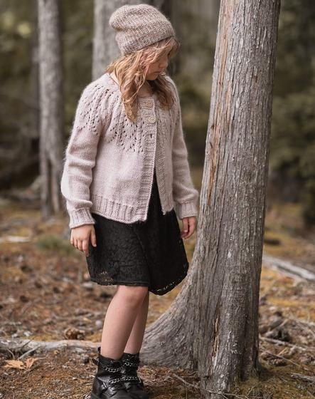 Blushing Cardigan - knitting pattern