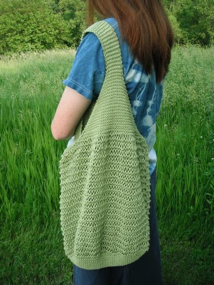 Go To Market Bag - knitting pattern