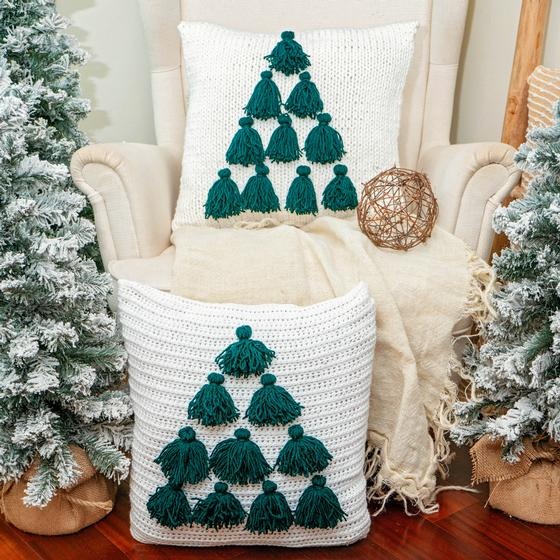 Tree throw outlet pillow