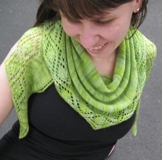 Forest Beauty Shawl - knitting pattern