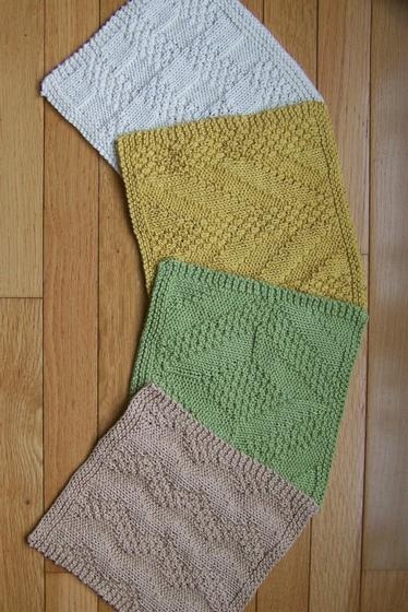 #2 Really Reversible Dishcloths Set of 4 - knitting pattern