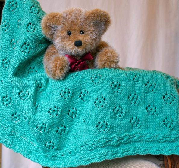 Lullaby in Lace Blanket - knitting pattern