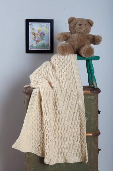 As Sweet As Honey Baby Blanket - knitting pattern