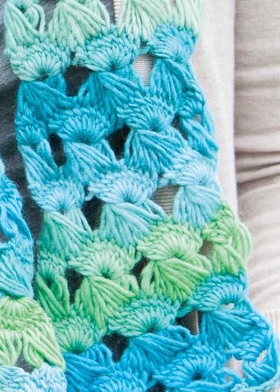 Broomstick discount knitting blanket