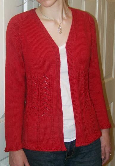 Top down outlet cardigan sweater pattern