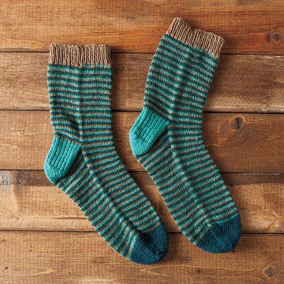 Helical Socks - knitting pattern