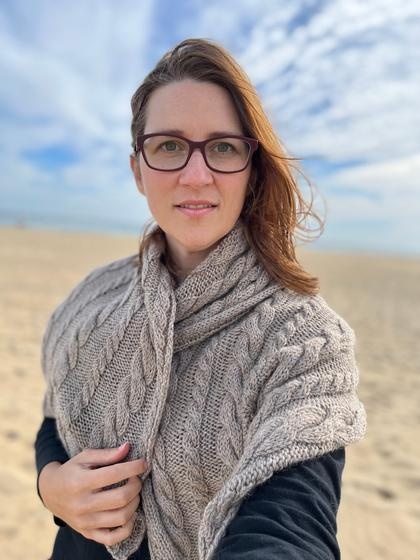 Sandbridge Wrap - knitting pattern