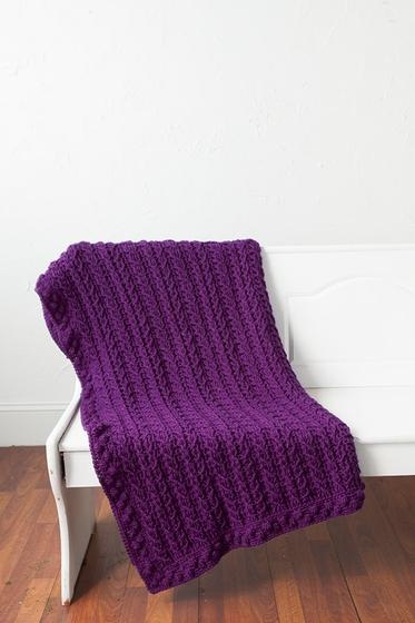 Aspen Ridge Afghan - knitting pattern