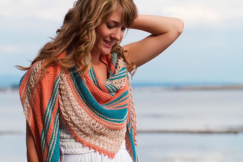 Beachcomber Shawl - knitting pattern