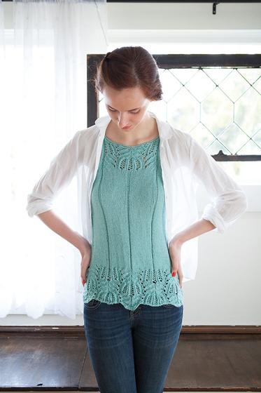 Floral Opulence Top - knitting pattern