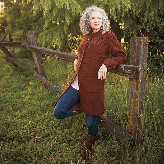 Moss Stitch Coat Crochet Pattern - Perfect for Winter