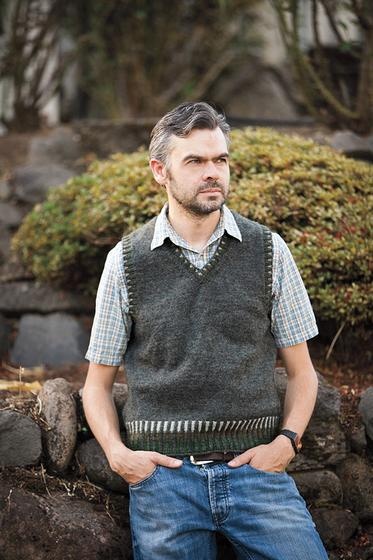 Corrugated Vest - knitting pattern