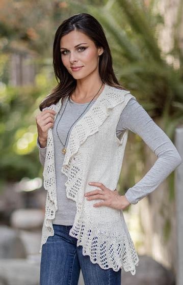 Adagio Vest - Stylish Knitting Patterns | KnitPicks