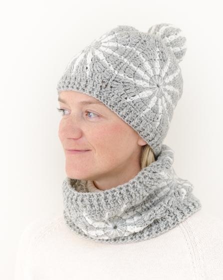 PATTERN Crochet Ear Flap Star Hat 