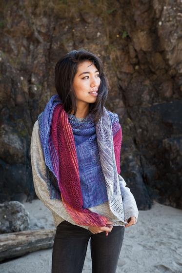 Find Your Fade Shawl - knitting pattern