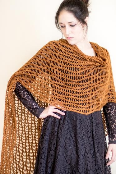 Summer Solstice Stole - knitting pattern