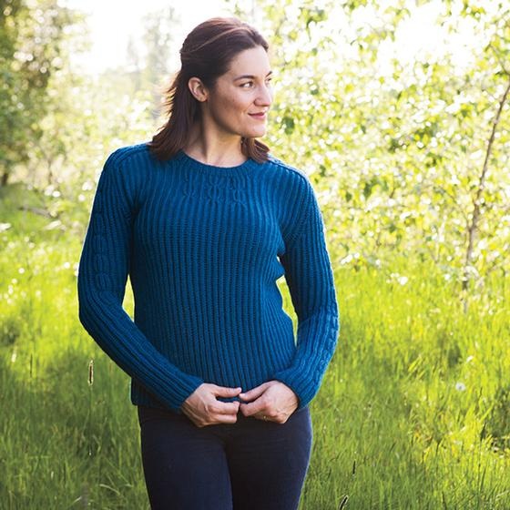 Fisherman's Rib Pullover - knitting pattern