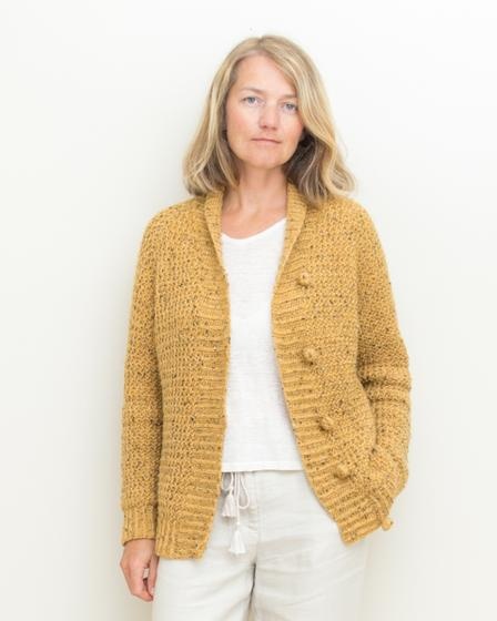 Campfire Crochet Cardigan - knitting pattern