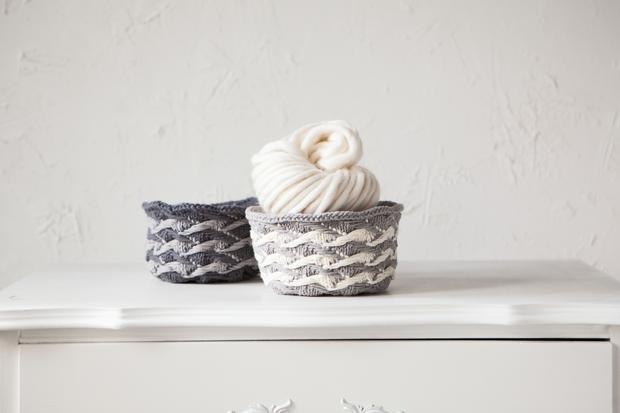 Jacquard Basket - knitting pattern