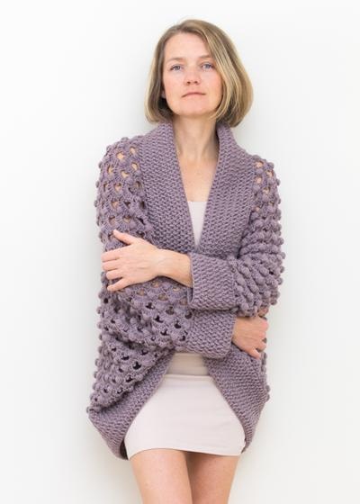 Ash Rose Shrug - knitting pattern