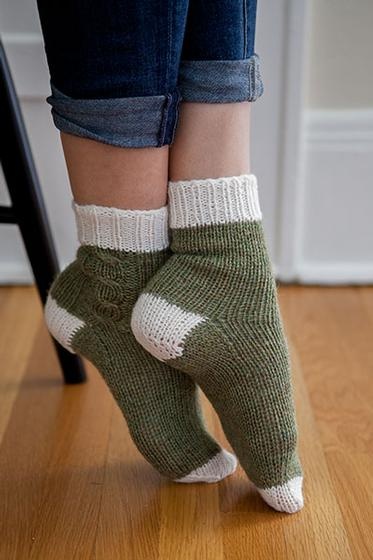 Lazy Weekend Socks - knitting pattern