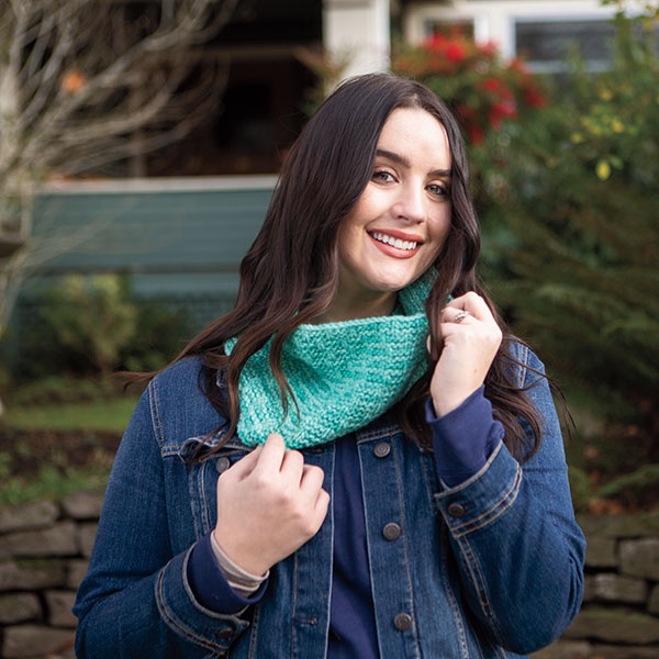 broken garter scarf
