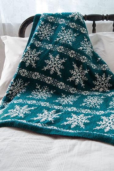 Snowdrift Blanket - knitting pattern