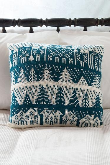 Townscape Pillow - knitting pattern