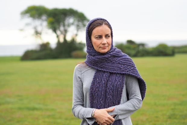 Bardsea Scarf with Optional Hood - knitting pattern